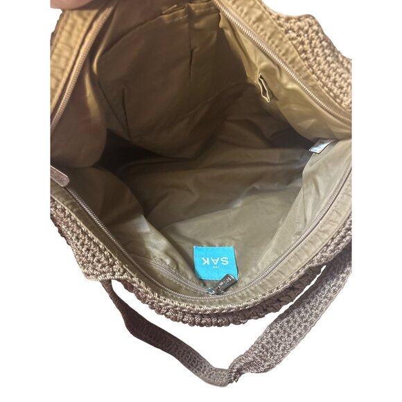 The Sak Crochet Shoulder Bag With Fruit Keychain Accessory - Picture 6 of 6